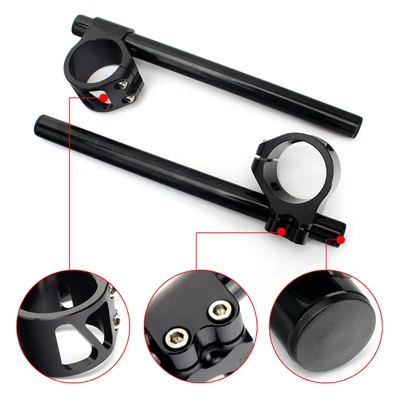 $38.90 • Buy For Yamaha RD350 Adjustable Handlebars Bar Clip Ons On SC500 XS1 TX650 1970-1973