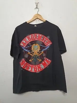 Vintage Aerosmith Shirt Mens Large Black Boston MA Pump Tour 1990 90s Rock Band • $209