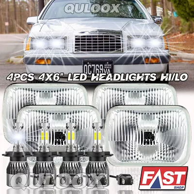 Super Bright 4x 4x6  Inch Led Headlights HI/LO DRL For Ford Mustang Thunderbird • $119.99