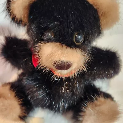 Collector's Mink Teddy Bear - 1982 Original Tag & Ribbon & Pedigree W/ Seal • $22.99