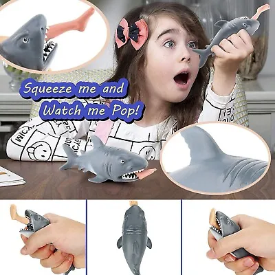 $16.82 • Buy Fun Shark Stress Relief Toys For Children And Adults Practical Stress Relief Toy