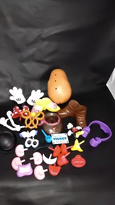 Lot Of Disney Mr Potato Head 28 Pieces Disney Pirate Minnie Mickey  • $29.99