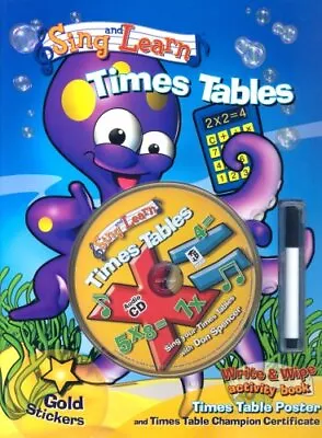 Times Table (Sing And Learn) By Hinkler Books PTY Ltd Mixed Media Product Book • £3.65