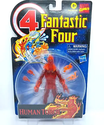 Marvel Legends Fantastic Four Retro Human Torch 6  Action Figure Brand New Card • $9.99