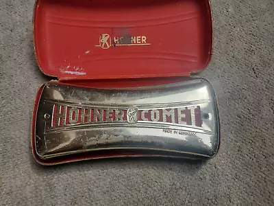 Vintage M. Hohner Comet Harmonica In Original Box C/F Needs Service • $24