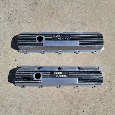 Oldsmobile 455 Hardin Marine Valve Covers Cast Aluminum BBO Mickey Thompson • $290