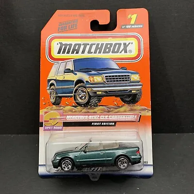 Matchbox Mercedes-Benz CLK Convertible Open Road Green (1863) • $3.56