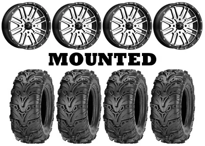 Kit 4 ITP Mud Lite II 2 Tires 27x9-14/27x11-14 On MSA M38 Brute Machined 1KXP • $1387.57