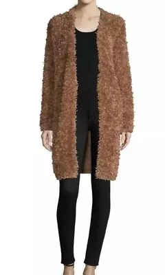 $300 • Buy NWT M Missoni Thick Faux Fur Open Jacket Sweater Coat Size 44 (US 8) $1095