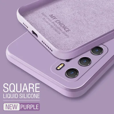 For Huawei P40 P30 Pro Mate 30 20 Square Edge Liquid Silicone Soft Case Cover • £3.37