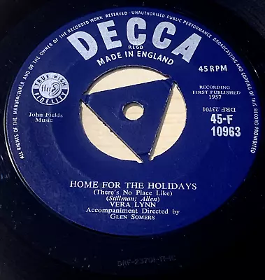 Vera Lynn - Home For The Holidays  7  Vinyl (ex) • $6.18