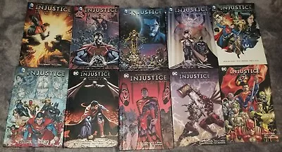 Injustice Gods Among Us Year One Two Three Four Five Complete Series HC TPB Lot • $85