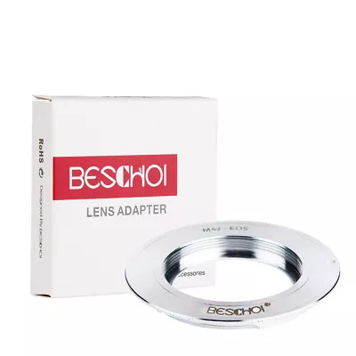 Beschoi Lens Mount Adapter Ring For M42 42mm Screw Lens To Canon EOS EF Cameras • $14.28