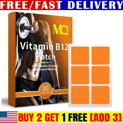 Vitamin B12 Energy Patches Enhance Focus Memory And Energy • $8.99