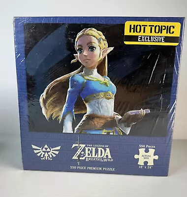 Legend Of Zelda Breath Of The Wild Hot Topic Exclusive 550 Piece Puzzle Nintendo • $60