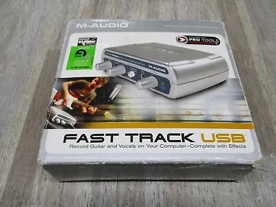 M-Audio Fast Track Pro USB Audio Interface With  Cable Etc.BARELY USED • $34.88