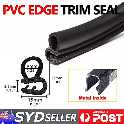 $32.89 • Buy 2M Bulb U Edge Trim Replace Auto Truck Boot Hood Door Window Rubber Seal Protect