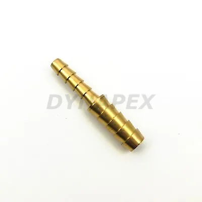 Reducer 5/16” To 1/4” Barb Brass Fitting Oil Fuel Water Gas Air Connector   L-3X • $5.99