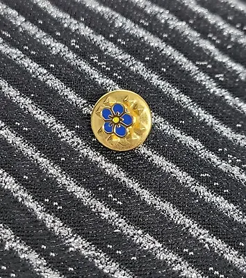 Masonic Brotherhood Of The Blue  Forget Me Not  Metallic Lapel Pin Size 1/4  • $9.99