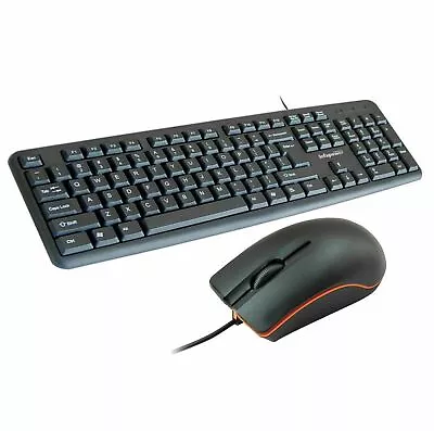 £11.85 • Buy Infapower X203 Full Size Waterproof Keyboard And Mouse Home & Office Uk Seller