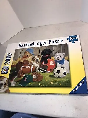 200 Pc Puzzle “Let’s Play Ball” By Ravensburger Age 8+ • $12.60