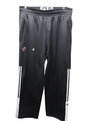 New Miami Heat Mens Size 3XL 3XLarge Black Adidas Team Sweat Pants • $27.71
