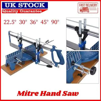 Manual Mitre Hand Saw Precision Angle For Woodwork Aluminum Carpentary Saw Tools • £41.39