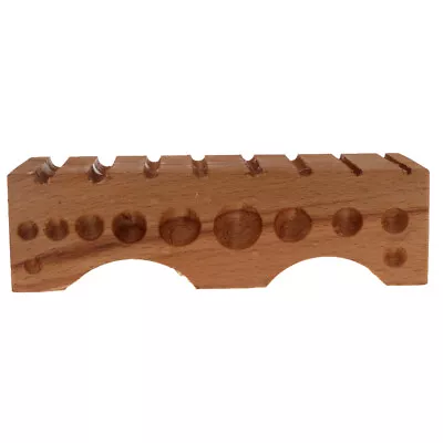 Wood Wooden Dapping Doming Cavity Metal Forming Block Wax • £18.04