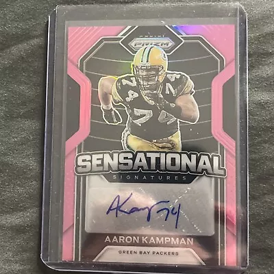 Aaron Kampman 2020 Panini Prizm Sensational Signatures PINK AUTO #36 Packers • $30