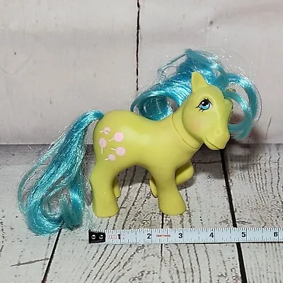 Vintage 80s G1 My Little Pony Tootsie Earth Ponies Lollipop Yellow 1984 MLP • $7.99