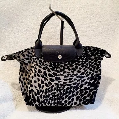 Longchamp Le Pliage Velvet Print Tote Bag Limited Edition • $250