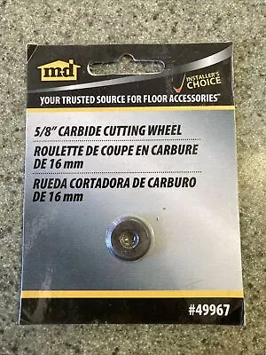 Md Building Products 5/8” Carbide Cutting Wheel Replacement #49967 • $9