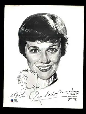 $379 • Buy Julie Andrews BAS Beckett Coa Signed 8x10 Volpe Litho Photo Autograph