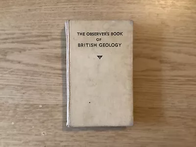 £1 • Buy Observers Book Of British Geology 1954
