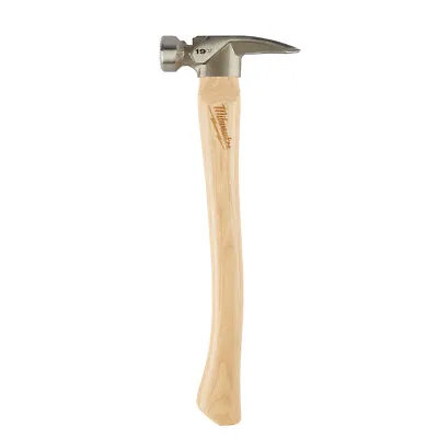 Milwaukee 48-22-9419 19oz Milled Face Framing Hammer Hickory Wood Handle • $47.42