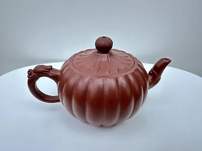 Flawed - Traditional Handmade Yixing Clay Teapot Zisha Teapot Stamped And Boxed • £50
