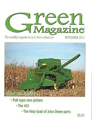 John Deere Model 435 Tractor Pull-type Corn Picker History GREEN Magazine • $21.13