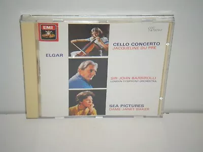 077774732925 Elgar Cello Concerto Jacqueline Du Pre Sea Pictures Janet Baker CD • £5.99