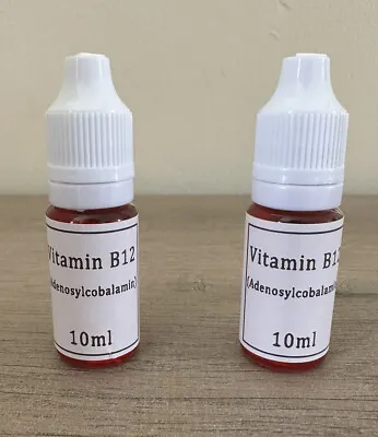£9.99 • Buy Bioactive Liquid Vitamin B12 Adenosylcobalamin 10ml X 2
