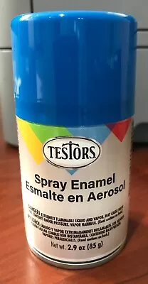 Testors Model Master Gloss BRIGHT BLUE Enamel Spray Paint Can 3 Oz 1210 • $8.90