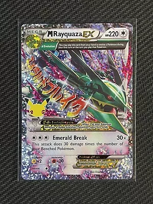 Pokemon Card Rayquaza EX  Ex Full Art Celebrations 25 SWSH Ultra Rare 76/108 • $1.50