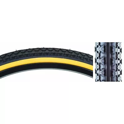 Kenda K53 Raised Center MTB Tire 26x1.75  Black/Tan Gumwall Street Hybrid 26  • $33.42