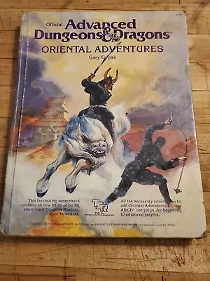Dungeons And Dragons 1st Edition Oriental Adventures Poor Condition   • $45