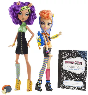 Monster High Doll Clothes Original First Wave Sister Pack Howleen Clawdeen  • $1.20