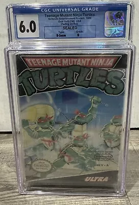 Teenage Mutant Ninja Turtles TMNT New Nintendo NES Sealed 1989 CGC Graded WATA • $650