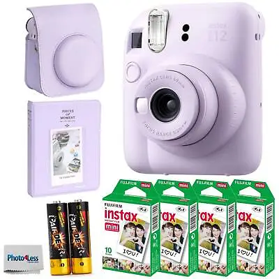 FUJIFILM INSTAX MINI 12 Instant Film Camera (Lilac Purple) + Accessories • $139.95