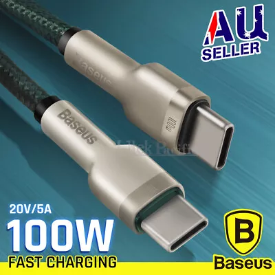 $11.99 • Buy BASEUS 100W USB-C To Type-C PD Fast Charge Cable 5A Charger For Samsung HUAWEI