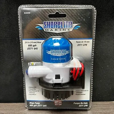 NEW Shoreline Marine Bilge Pump 600 GPH Submersible Water Pump SL52256 • $19.99