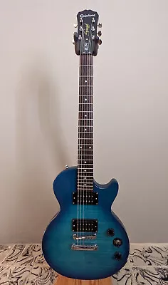 🔥Nice🔥 Epiphone Les Paul Special - Trans Blue Burst W/ Grover Deluxe Tuners • $249.99