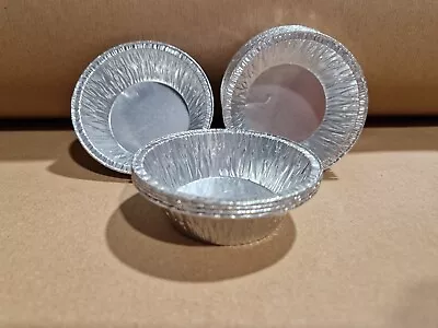 Individual Apple Pie Dish Foil Deep Tin Tart Disposable Baking Fruit 76mm X 21mm • £6.95